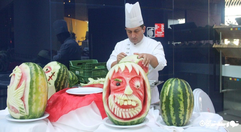 خلاقیت در تزئین هندوانه